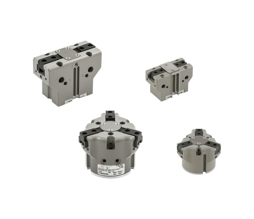 New grippers P3 and P12 in double-acting with spring version